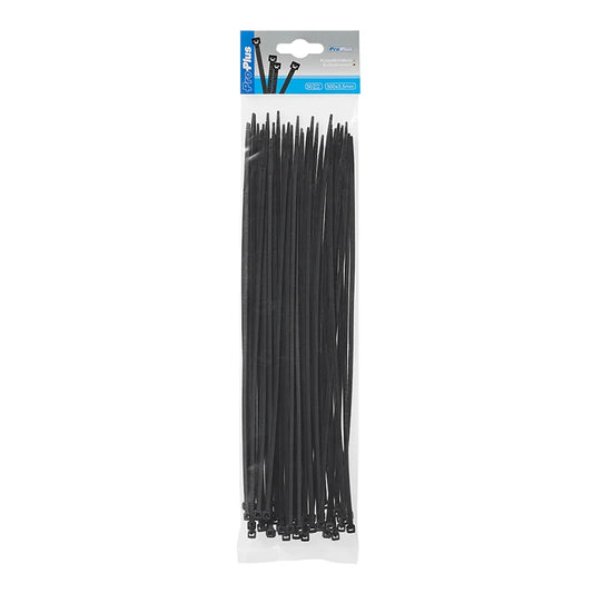 Nippusiteet 300x3,5mm 50 kpl musta