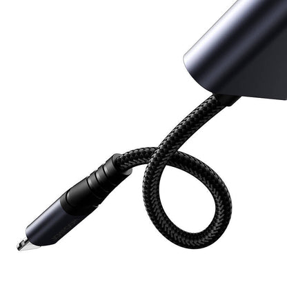 2-in-1 Audio adapter Joyroom SY-L02 Lightning to Double Lightning (black) - Kotikauppa