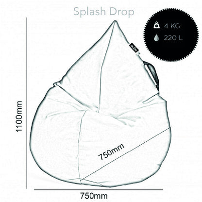 Säkkituoli Qubo™ Splash Drop Apple POP FIT