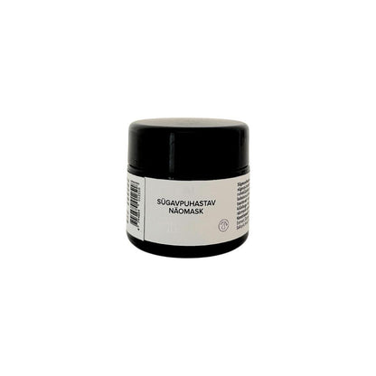 Syväpuhdistava appelsiinintuoksuinen kasvonaamio mustalla valkosipulilla ja turpeella, 50ml