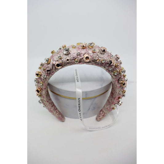 High Headband Abby with Swarovski and Preciosa Crystals
