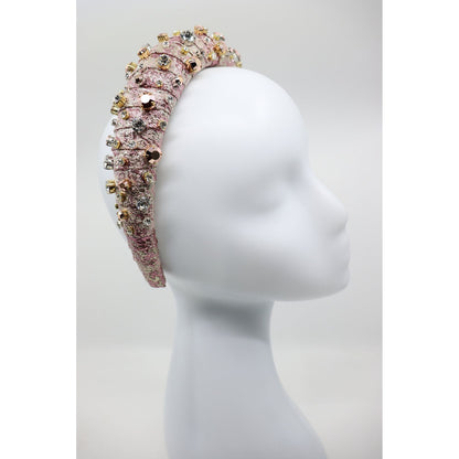 High Headband Abby with Swarovski and Preciosa Crystals