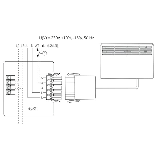 LÄMMITIN ENSTO BETA BT 1500W IP24 K 1120x390mm VALKOINEN