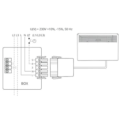 LÄMMITIN ENSTO BETA BT 1500W IP24 K 1120x390mm VALKOINEN