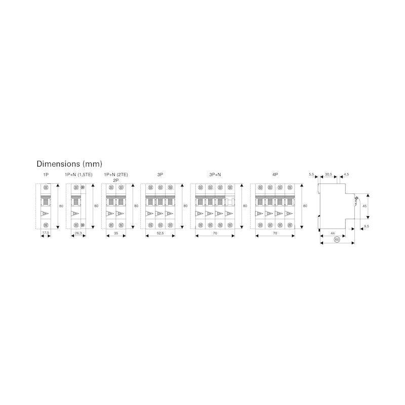 JOHDONSUOJAKATKAISIJA EATON PLS6-C10, 6kA 1-NAP C 10A