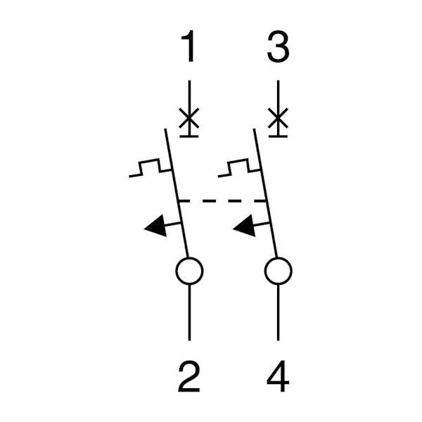 JOHDONSUOJAKATKAISIJA EATON PLS6-C4/2, 6kA 2-NAP C 4A
