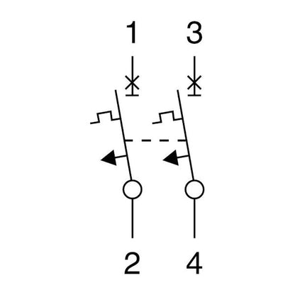 JOHDONSUOJAKATKAISIJA EATON PLS6-C4/2, 6kA 2-NAP C 4A