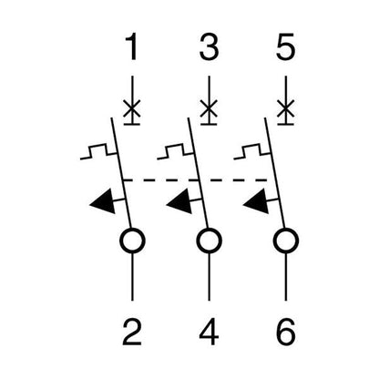 JOHDONSUOJAKATKAISIJA EATON PLS6-C10/3 6kA 3-NAP C 10A