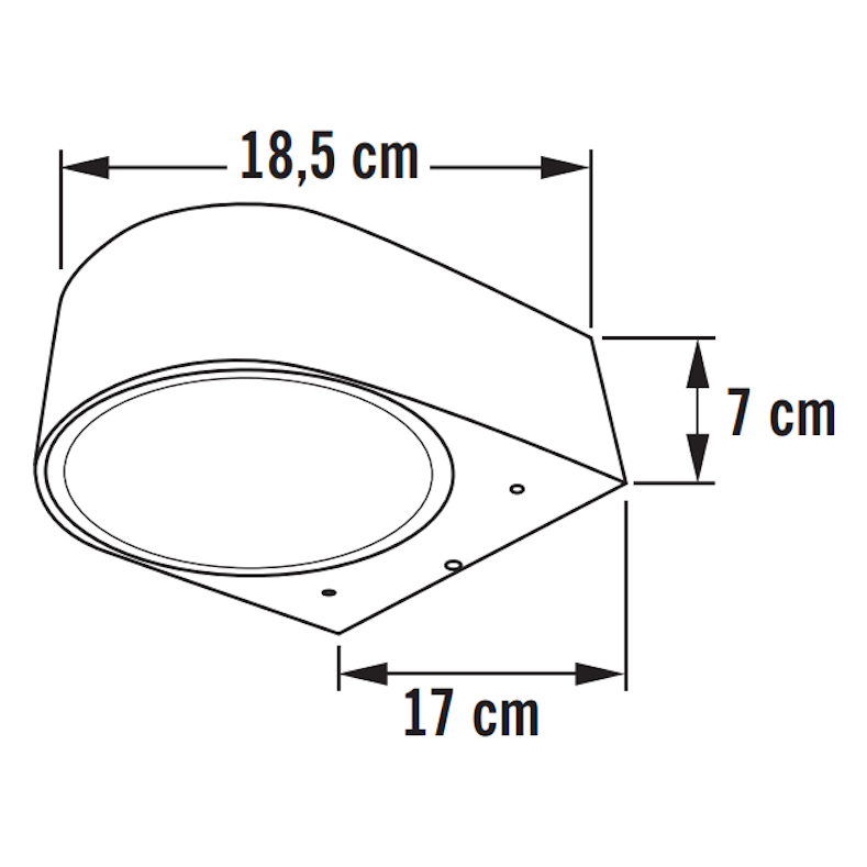 SEINÄVALAISIN ULKO TERAMO 7510-750 MUSTA E27 IP44