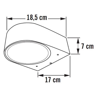 SEINÄVALAISIN ULKO TERAMO 7510-750 MUSTA E27 IP44