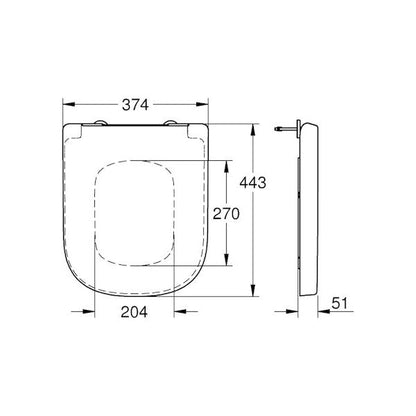 WC-ISTUINKANSI GROHE 39330001 EURO CERAMIC SC/QR