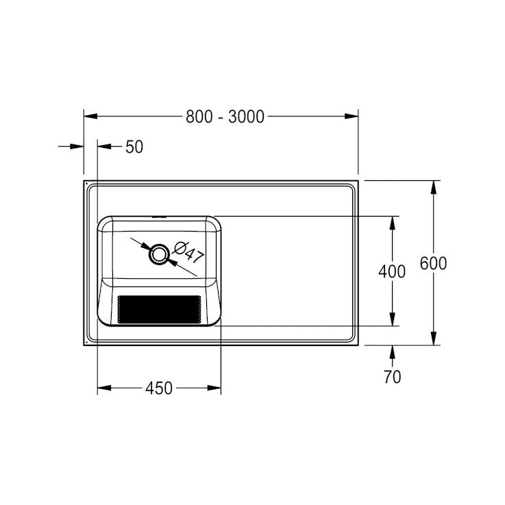 ALLASTASO KWC INARI 1400 VASEN (5914961)