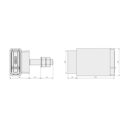 ABUS GRANIT KONTTILUKKO 215/100 + 37RK RIIPPULUKKO