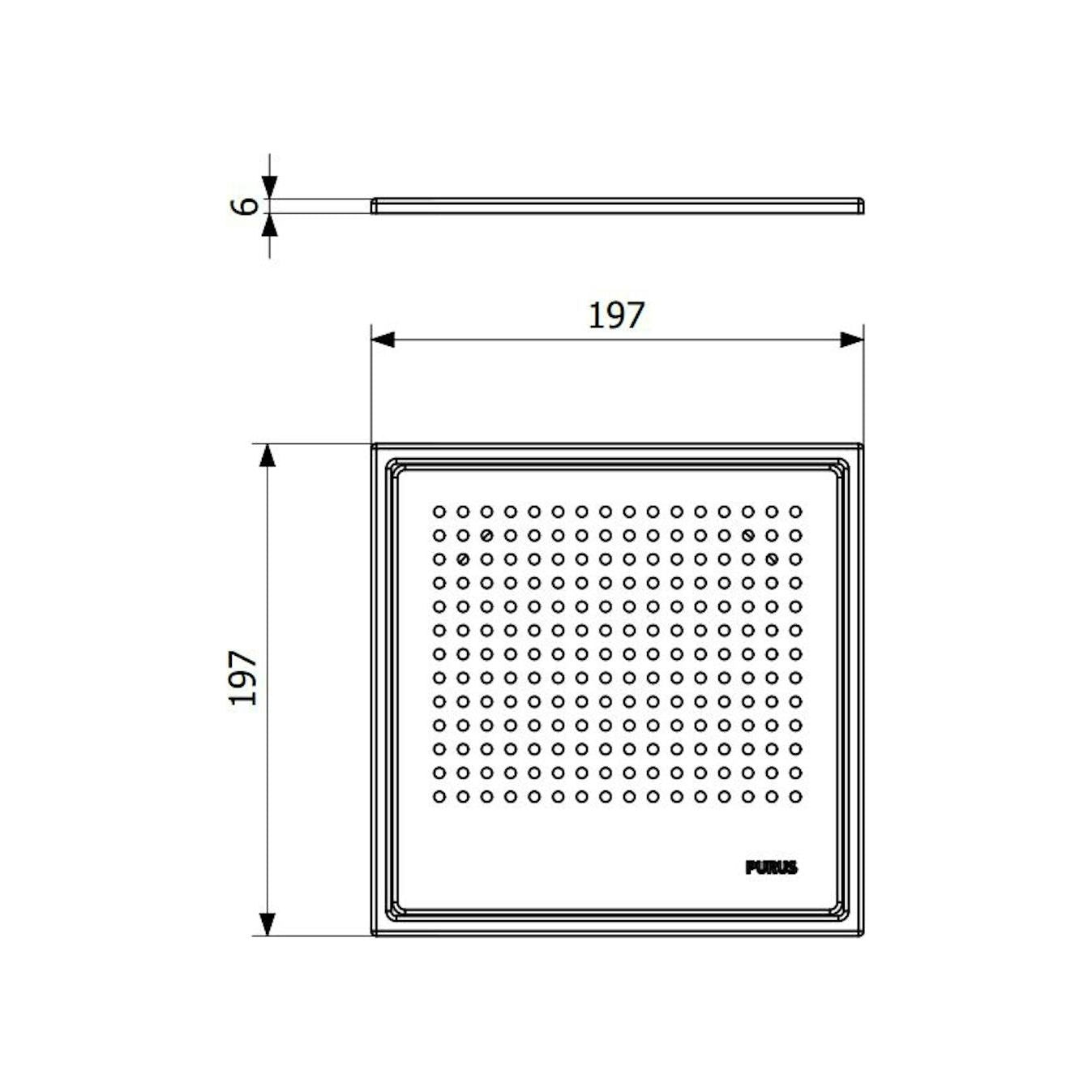 NELIÖKANSI PURUS DESIGN 200x200 NELIÖ PEARL RST