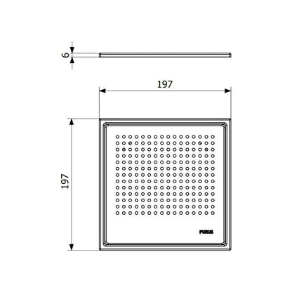NELIÖKANSI PURUS DESIGN 200x200 NELIÖ PEARL RST