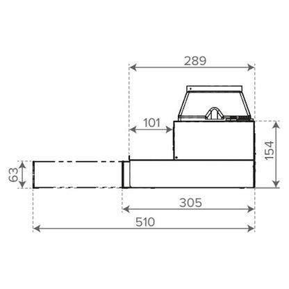 SÄÄDINKUPU VALLOX DELICO PTD EC 600 VALKOINEN