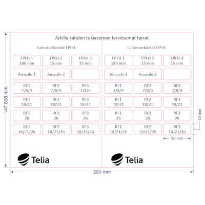 MERKINTÄTARVIKE DATA EXXI