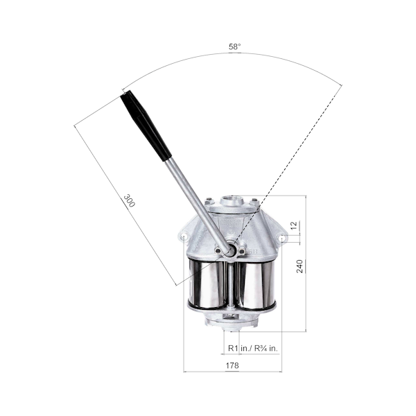 PUMPPU NIRA 6B 1IN KONEISTETUT LAIPAT DFQ660