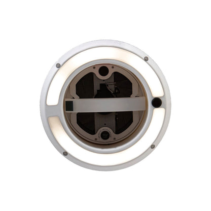 Airxcel Maxxfan Dome -kattotuuletin / sivuseinätuuletin 12 V LED-valaistuksella, valkoinen