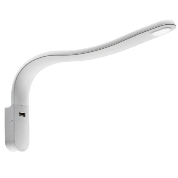 LED-lukuvalo kaareva valkoinen