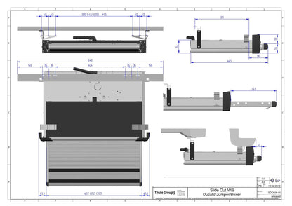 Astin Thule Slide-Out Step 12V G2 Ducato