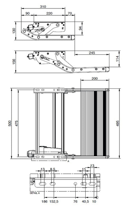 Thule astin Single Step Compact 12V 500, yksi askelma