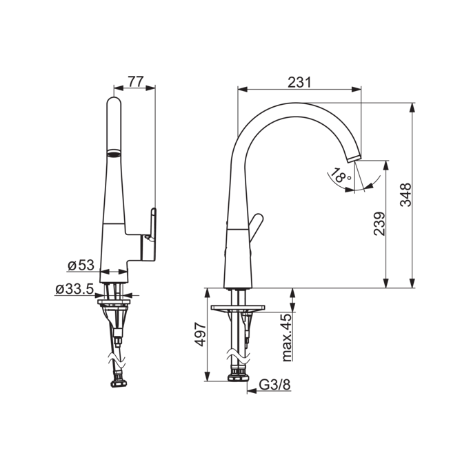 KEITTIÖHANA ORAS 3030F INSPERA (6219142)