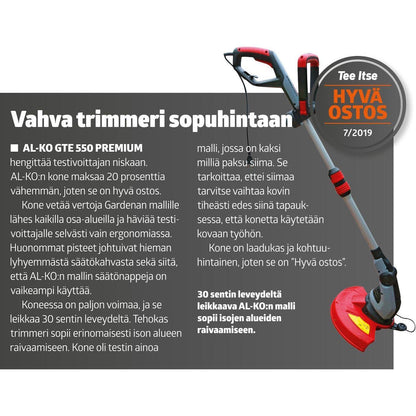 AL-KO ruohotrimmeri GTE 550 PREMIUM 550W