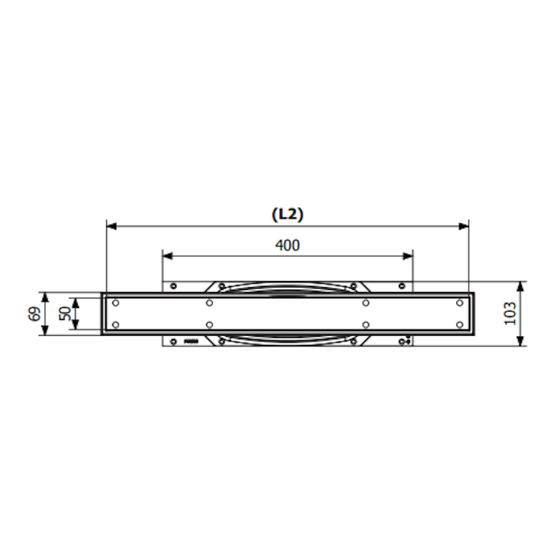 LATTIAKAIVO PURUS LINE 900mm 75 PYSTY TILE INSERT