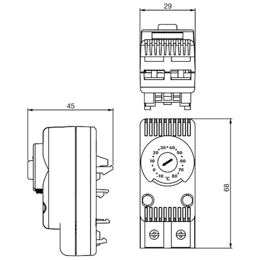 TERMOSTAATTI ORION+ LÄMMITTIMILLE FL258Z