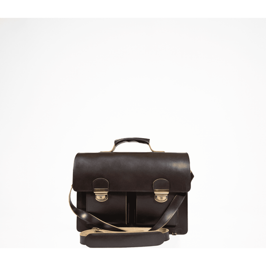Briefcase No. 35 - Dark Brown