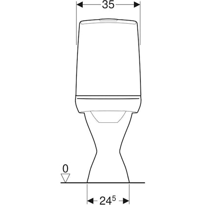 WC-ISTUIN EI KANTTA IDO 3526701101 GLOW KORK ISO J 1-T