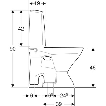 WC-ISTUIN EI KANTTA IDO 3526701101 GLOW KORK ISO J 1-T