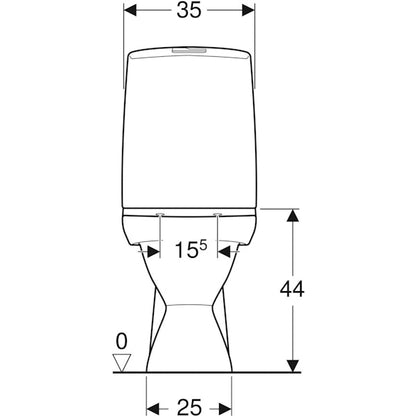 WC-ISTUIN EI KANTTA IDO 3536001101 GLOW PIILO IKR 1-T