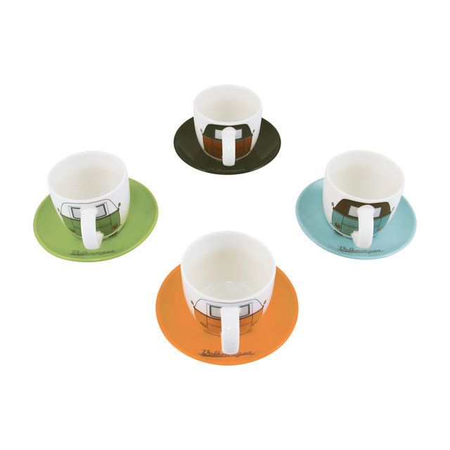 VW Collection T1 Bulli  Espressokuppisetti 4 kpl 100 ml