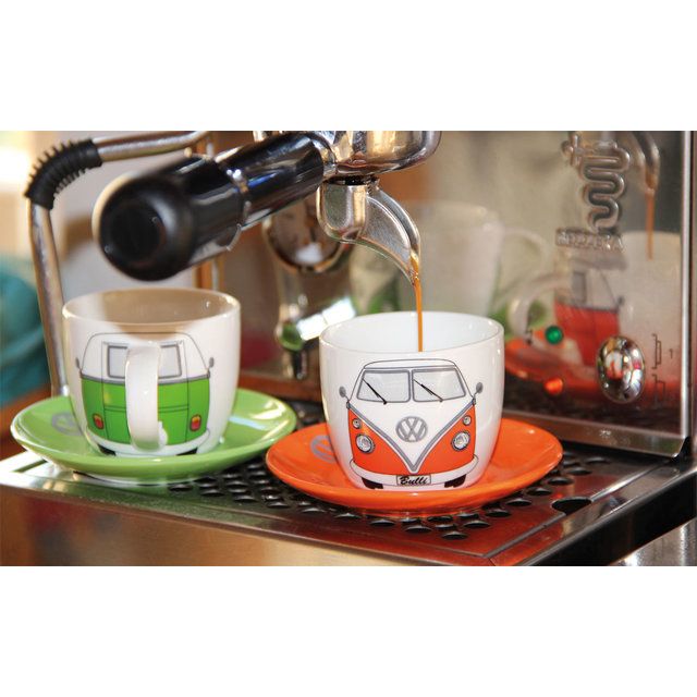 VW Collection T1 Bulli  Espressokuppisetti 4 kpl 100 ml