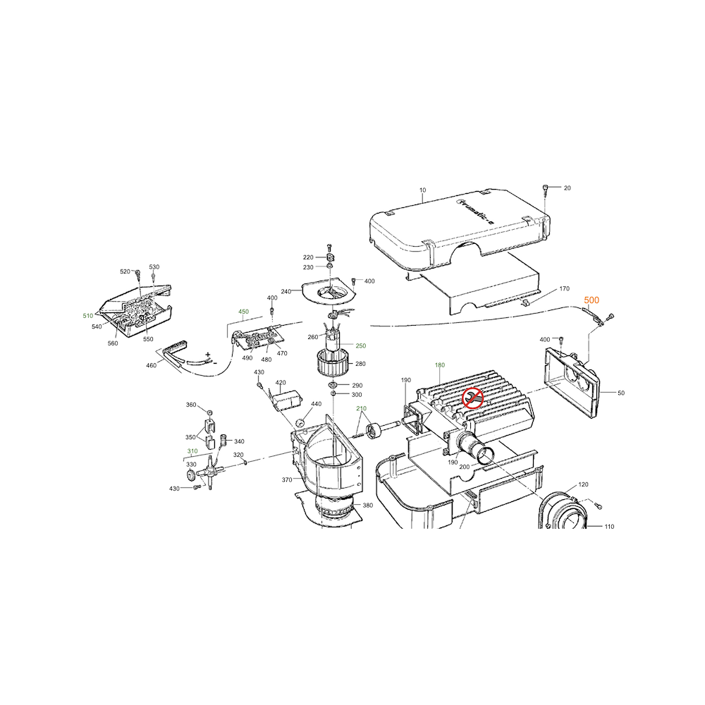 Termostaattilevy Truma E 1800 / E 2800 / E 4000