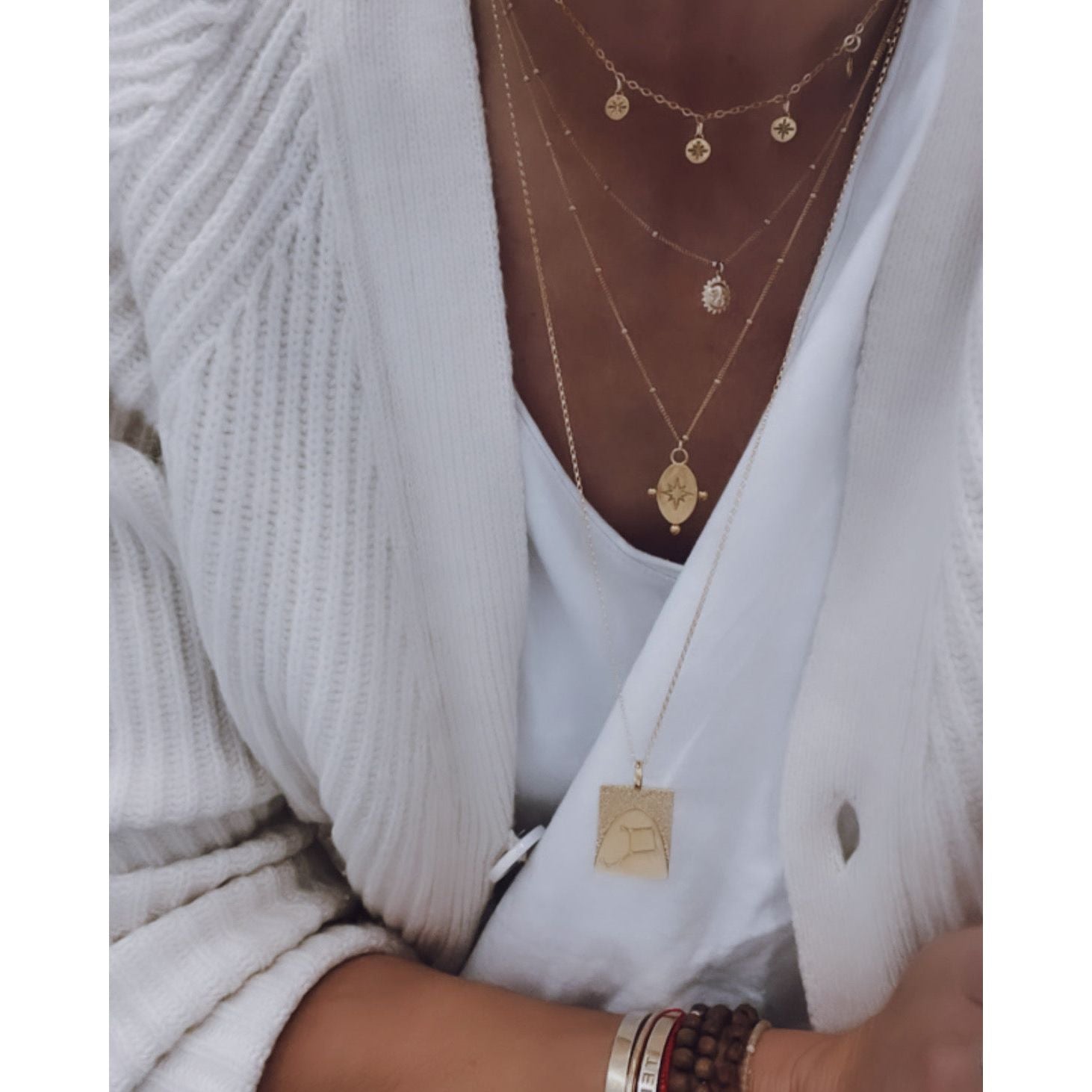 Morning Star Necklace - Gold