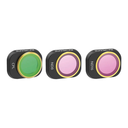 3 Lens Filters CP, ND8, 16 Sunnylife for DJI MINI 4 PRO - Kotikauppa