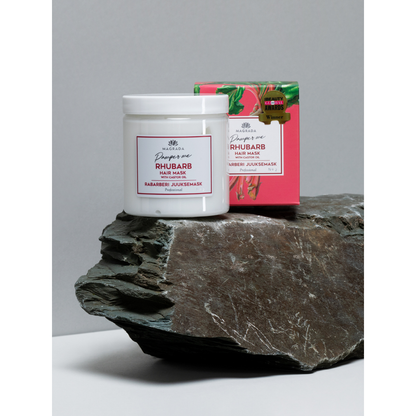 Rhubarb Hair Mask With Castor Oil - 250 ml