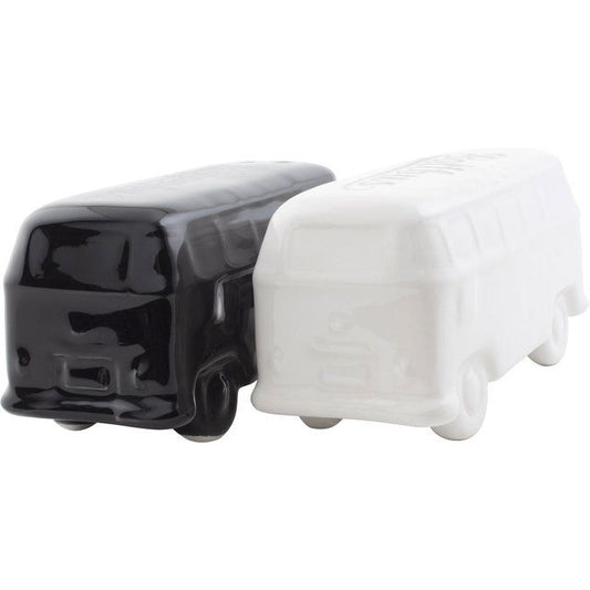 VW Collection T1 Bus Suola- ja Pippurisirottimet - Musta ja Valkoinen