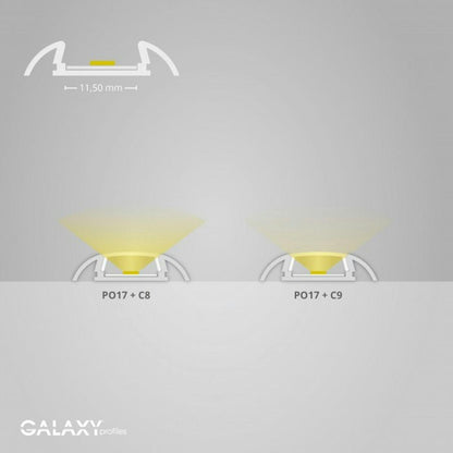 LED-PROFIILI GALAXY PO17 LED PROF. EL. 200cm
