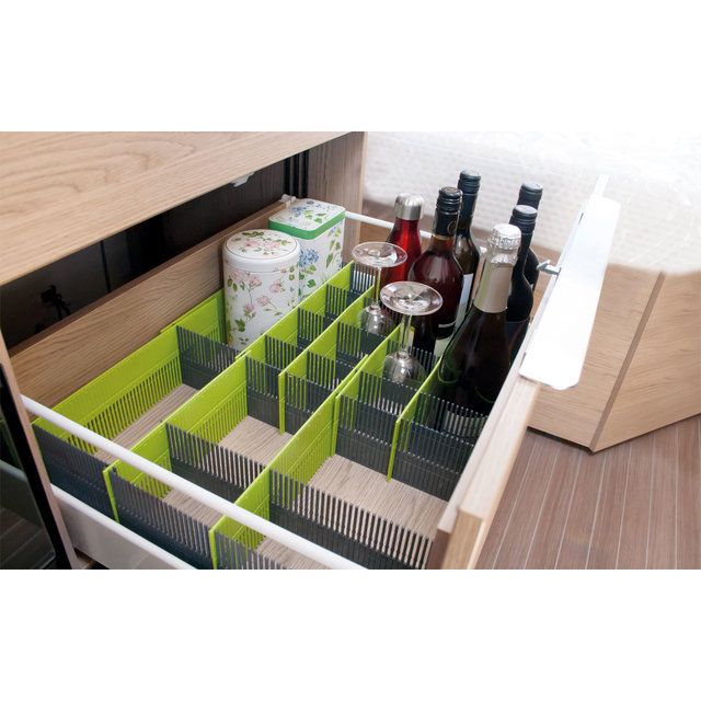 Purvario Maxxi Säilytystelinekaappisarja, 8-osainen Lime