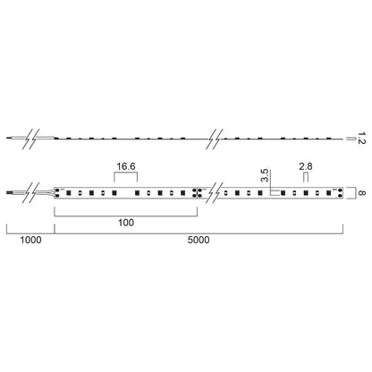 VALOPROFIILI/-NAUHA START FLEX 0068100 24W 2800LM 3000K IP20
