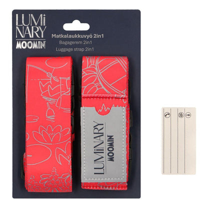 Matkalaukkuvyö Luminary-Moomin 2in1 punainen
