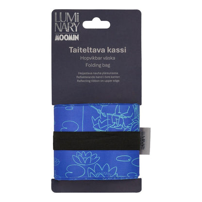Kassi Luminary-Moomin taiteltava heijastava sininen