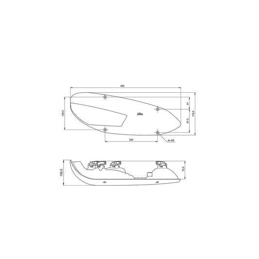Jokon monitoimivalaisin L 3000 kolmioheijastimella BBSWNDR 3000 oikea - 4045034103507