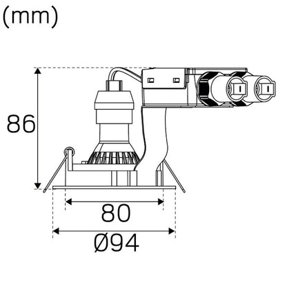 ALASVALO COMFORT QUICK IP23 470lm 5,8W 3000K WH