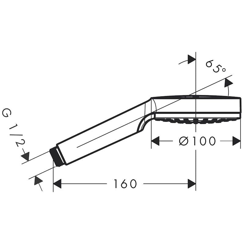 KÄSISUIHKU HANSGROHE 26331400 CROMETTA 1JET