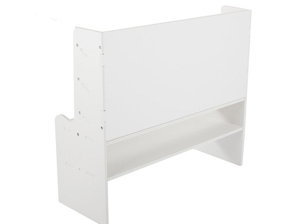 Tyylikäs ja tilava työpöytäorganisaattori (valkoinen)